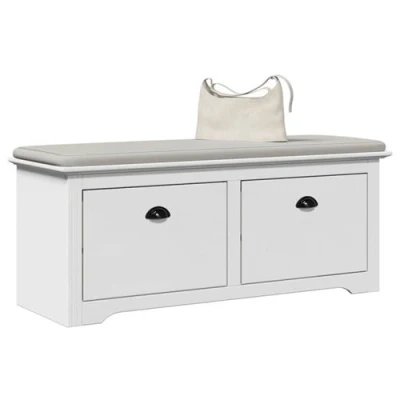 Image de VidaXL Banc de couloir BODO blanc 114x40x45 cm4016869