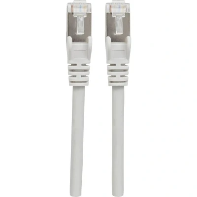 Afbeelding van Intellinet 737067 RJ45 Netwerkkabel, patchkabel CAT 6A S/FTP 20.00 m Grijs Folie afscherming, Afscherming gevlochten, Halogeenvrij 1 stuk(s)