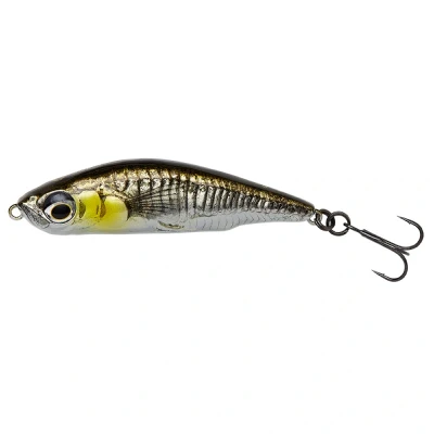 Afbeelding van Savage Gear 3D Sticklebait Pencil 6,5cm 10,5gr Sinking Ayu Green Silver (met ratel) Jerkbait