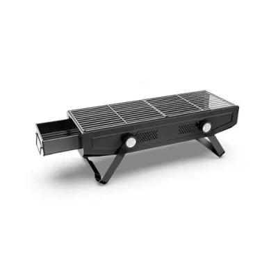Afbeelding van 2 in 1 compact BBQ ZWART