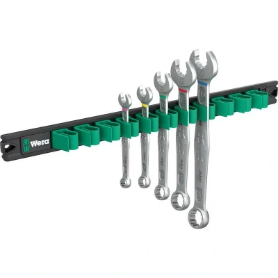 Afbeelding van Wera 05020234001 9641 Magnetleiste 6003 Joker 2 Ring steeksleutelset 5 delig 8 19 mm