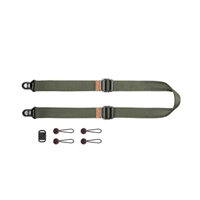 Image de Courroie Slide Lite Peak Design pour appareil photo hybride Vert