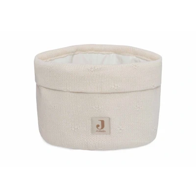 Afbeelding van Jollein Commodemandje Commode Mandje voor Babykamer 14x18cm Opbermand Cosy Knit Wild Rose