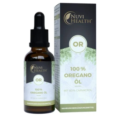 Afbeelding van Oregano Olie Druppels 20 ml 80% carvacrol Nuvi Health