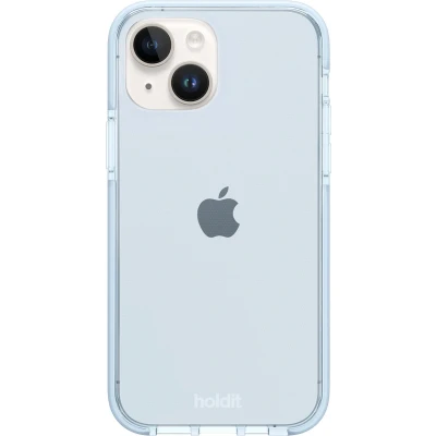 Afbeelding van Holdit Hoesje Geschikt voor iPhone 15 Seethru Case lichtblauw