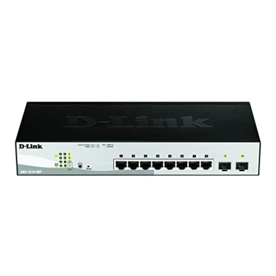 Afbeelding van D Link DGS 1210 08P/E Netwerk switch RJ45/SFP 8 + 2 poorten 20 GBit/s PoE functie