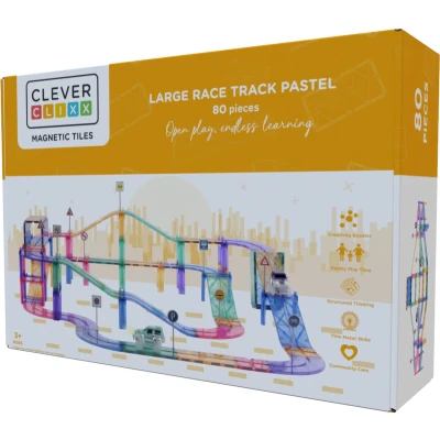 Afbeelding van Cleverclixx Race Track Pastel 80 stuks