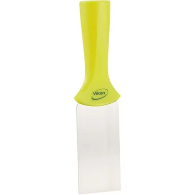 Afbeelding van Vikan Hand Scrapers and Scratches Hygiene Scraper with Stainless Steel Blade Yellow 50mm Screw Thread