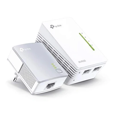 Image de Pack 2 CPL AV500 + Wi Fi N300 avec prise gigogne TP LINK TL WPA4235P KIT Blanc