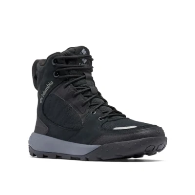 Afbeelding van Columbia Portlander BOOT Omniheat Infinity Outdoorschoenen, Heren, Maat: 40.5, Black/ti grey steel Leer en textiel