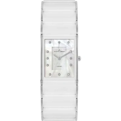 Afbeelding van Jacques Lemans Horloge, Dames, Maat: One Size, Silber weiß