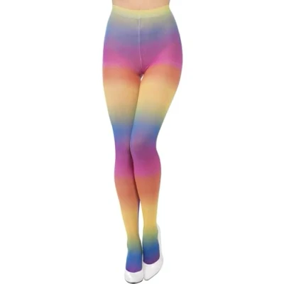 Afbeelding van Regenboog verkleed panty