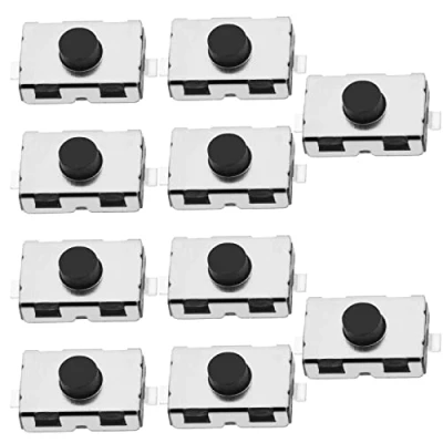 Afbeelding van Create idea 10 stuks micro touch schakelaar voor afstandsbediening auto, 2 polig, oppervlaktemontage, auto reserveaccessoires, 4 x 6 2,5 mm
