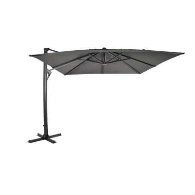 Afbeelding van Zweefparasol Taurus grijs 3x3 meter