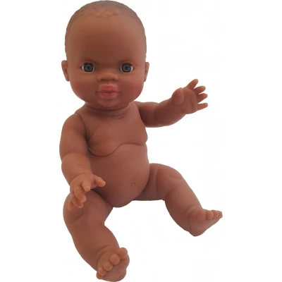 Afbeelding van Paola Reina Gordi Babypop meisje Bloot/Donker/Blauw Pop 34cm