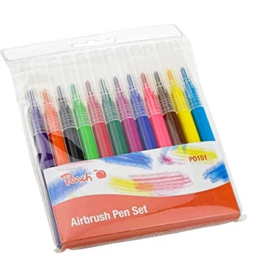 Afbeelding van Peach PO151 navulset voor elektrische airbrushpen, 12 kleuren