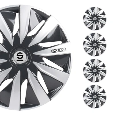 Image de Sparco Corsa Lazio 16 Gris/argent Enjoliveur