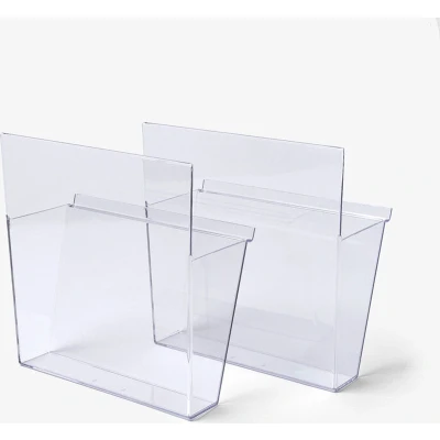 Afbeelding van Plastic Bakken voor Brochurestandaard 2x A4 Syna TPOCKETA4X2