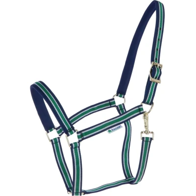 Afbeelding van Bucas Halter Dublin Striped Navy Pony