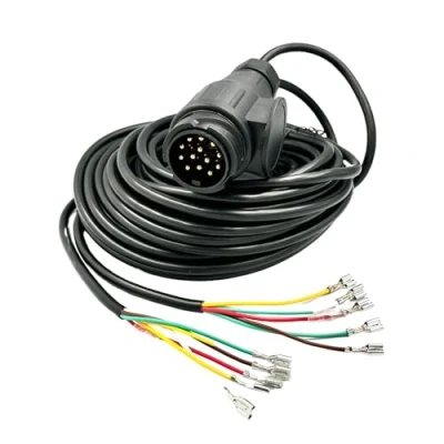 Afbeelding van Web Truck Kabelset voor aanhanger, vrachtwagen, 7 m, 13 polig, achterlicht, kabelboom auto, aanhanger