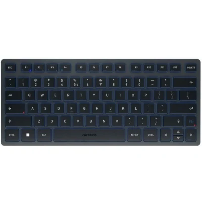 Afbeelding van CHERRY KW 7100 MINI BT, Draadloos, Bluetooth, Schaar toetsschakelaar, QWERTY, Blauw