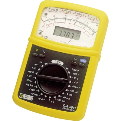 Afbeelding van Chauvin Arnoux C.A 5011 Multimeter Analoog, Digitaal CAT IV 600 V, III 1000 V Weergave (counts): 4000
