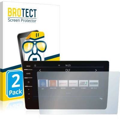 Afbeelding van BROTECT Screenprotector voor Volkswagen Tiguan Elegance TDI DSG 2020 Discover Pro 9.2&quot; Folie Beschermfolie transparant (2 Stuks)