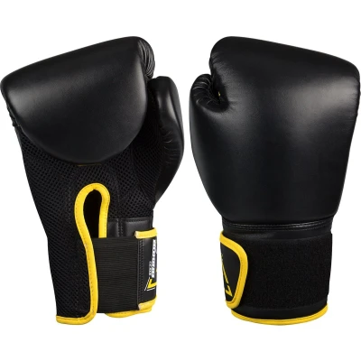 Afbeelding van Avento Bokshandschoenen PU 14 Oz Zwart/Geel
