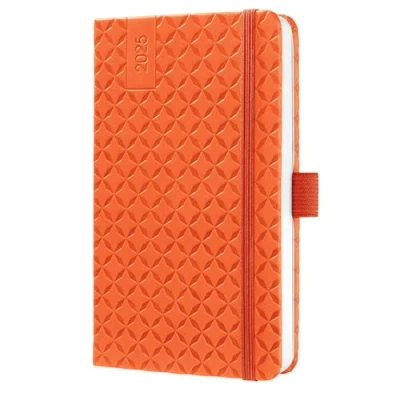Afbeelding van Weekagenda Flair A6 2025 (NL/FR/EN/DU) Pumpkin Orange Hardcover