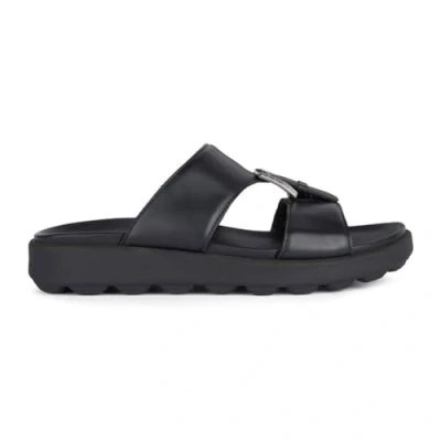 Afbeelding van Geox U Spherica Ec6 D teenslippers, heren, zwart.