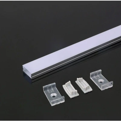 Afbeelding van V TAC VT 8108 LED Stripverlichting Montageset met diffuser Zilver IP20 2M