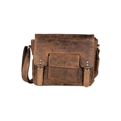Afbeelding van Greenburry Schoudertas, Heren, Maat: One Size, Brown