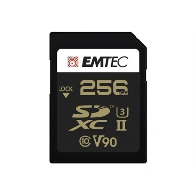 Image de EMTEC V90 Ultra Pro Carte mémoire flash 256 Go Video Class / UHS II U3 SDXC