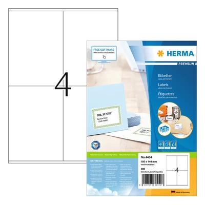 Image de HERMA Premium étiquettes laminées 400 étiquette(s)
