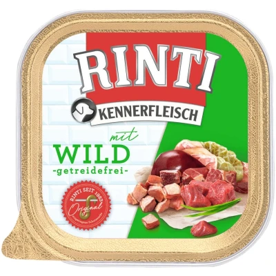 Afbeelding van Voordeelpakket Rinti &quot;Kennerfleisch&quot; 9 x 300 g Wild
