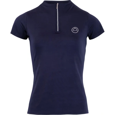 Afbeelding van Montar Poloshirt Everly Crystal Logo Navy M