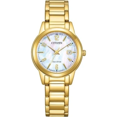Afbeelding van Citizen FE1242 78D Horloge Staal Goudkleurig Ø 29 mm
