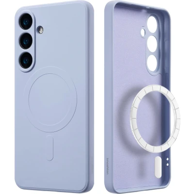 Afbeelding van imoshion Hoesje Geschikt voor Samsung Galaxy S25 Plus Siliconen Color Backcover MagSafe Lila