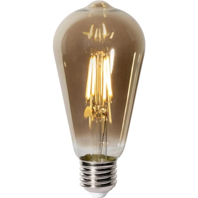 Afbeelding van LUEDD E27 dimbare LED lamp ST64 smoke glas 5W 450 lm 2700K
