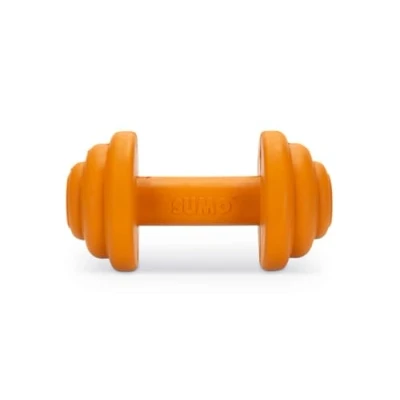 Afbeelding van Beeztees Sumo Play Haltrino Hondenspeelgoed Rubber Oranje 13x7x7