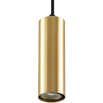Afbeelding van Lindby hanglamp 1licht ijzer H: 18 cm GU10 zwart, mat messing