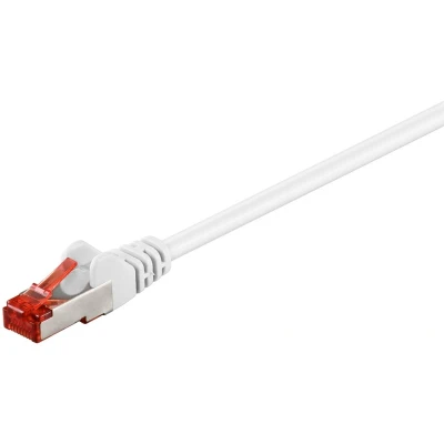 Afbeelding van goobay Netwerkkabel RJ 45 (M) naar 3 m SFTP, PiMF CAT 6 gevormd wit