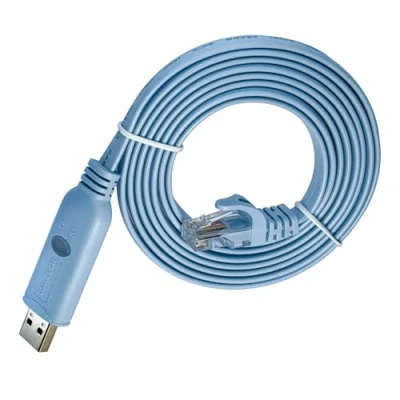 Afbeelding van DSD Tech SH RJ45A USB naar RJ45 consolekabel met FTDI chip voor Cisco NETGEAR routers/switches die Windows Linux Mac OS ondersteunen