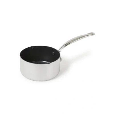 Afbeelding van Greenpan Barcelona 3 ply Steelpan Z/deksel 16cm Met 2 Tuiten