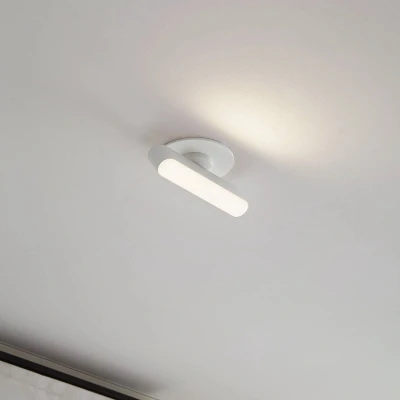 Afbeelding van Lindby LED inbouwlamp Eldrin, wit, lichtstrip, 13,1 cm