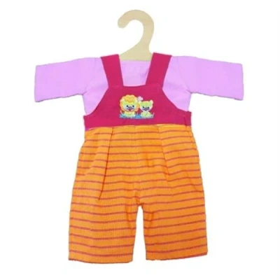 Image de Heless pantalon de jardin pour poupée rose/orange 35 45 cm