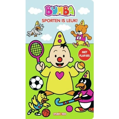 Afbeelding van Bumba kartonboek met flapjes (lang) Sporten is leuk!