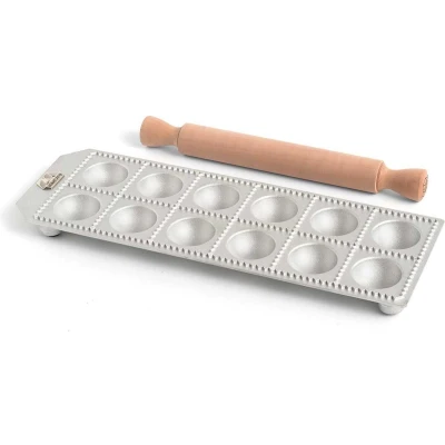 Afbeelding van Marcato Ravioli Maker met Deegroller 12 Vaks ø 5.5 cm