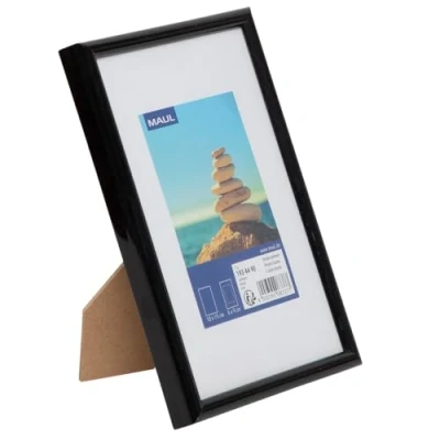 Afbeelding van Maul art fotolijst, kunststof frame, ft 13 x 18 cm, zwart