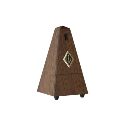 Afbeelding van Wittner M 818 metronoom Pyramide eik bruin houtbehuizing Accessoire voor keyboards